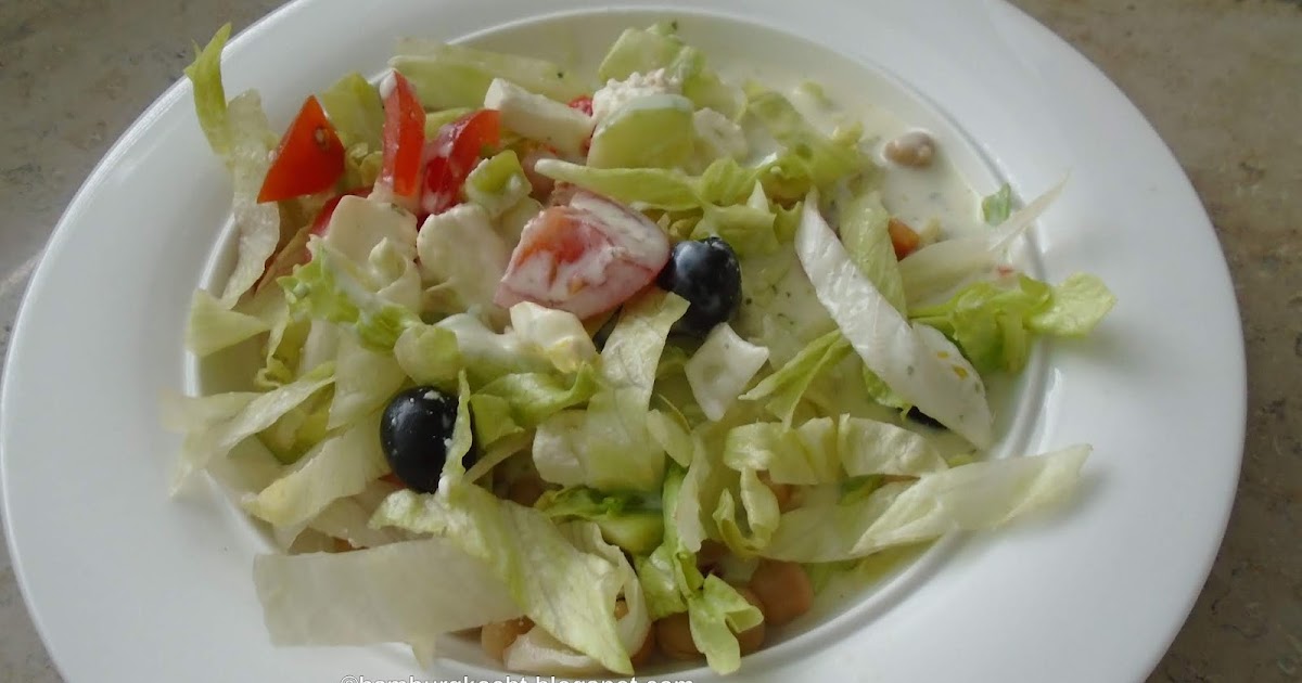 Hamburg kocht! Das erste 12von12imJanuarRezept KichererbsenSalat aus dem Glas mit Joghurt