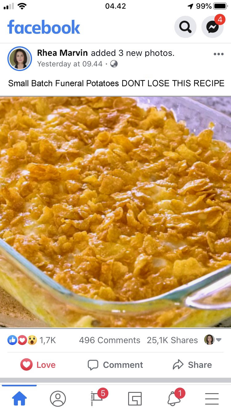 Small Batch Funeral Potatoes Just Easy Recipe