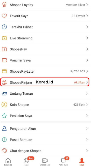 Cara Mengaktifkan ShopeePinjam