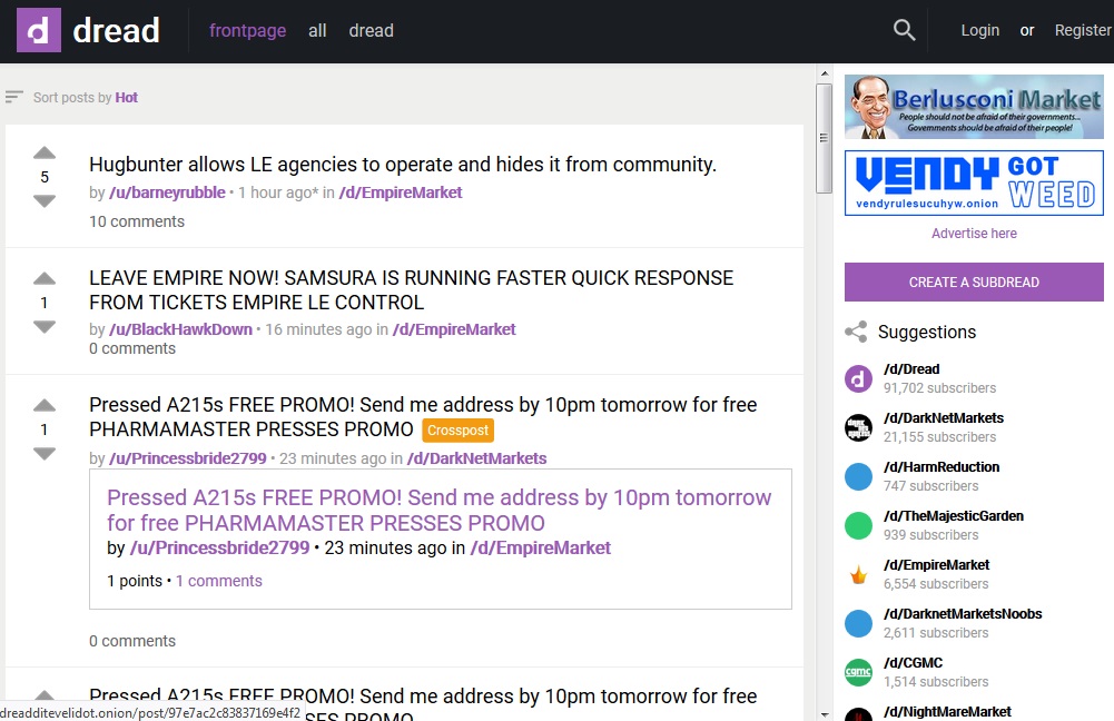 Dread Onion Black Market Url