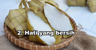 Ketupat saat Idul Fitri mencerminkan Hati yang bersih