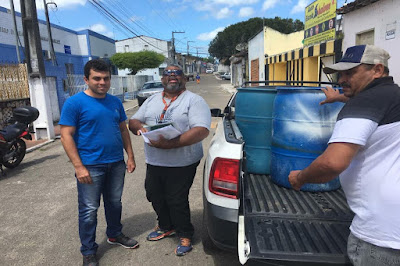 Cpac entrega coletores de materiais recicláveis ao município de Riachuelo Cpac entrega coletores de materiais recicláveis ao município de Riachuelo