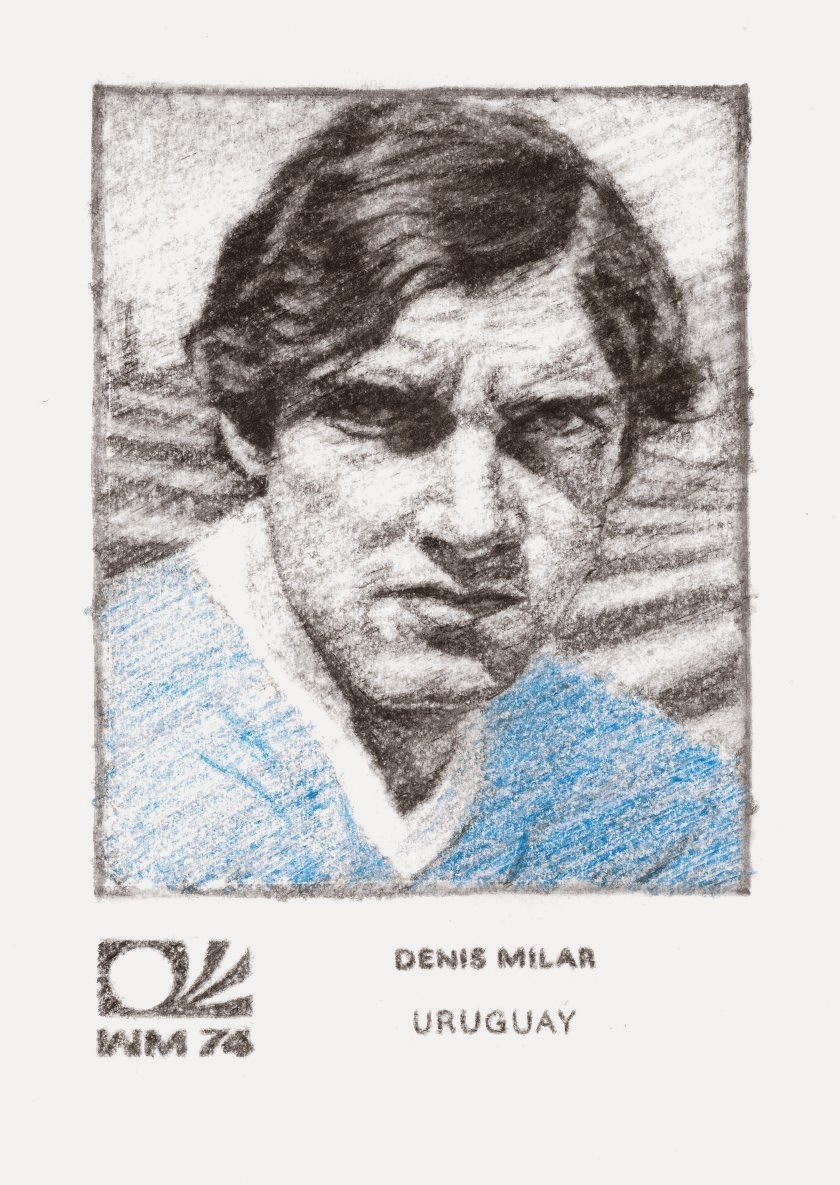 The Opposite of Tomato: World Cup �74 Portrait #186 (Denis Milar: Uruguay)