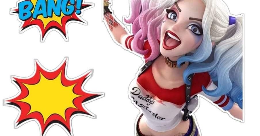 Harley Quinn Free Printable Cake Toppers Oh My Fiesta For Geeks Harley Quinn Free Printable Cake Toppers Oh My Fiesta For Geeks