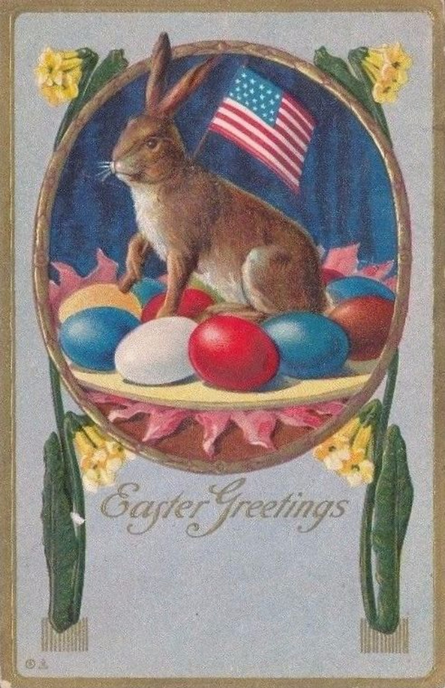 A Collection of 30 Cute Bunny Rabbit Vintage Easter Postcards ~ Vintage