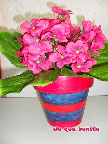 Maceta primaveral