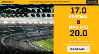 betfair supercuota Arsenal vs Manchester United 1 enero 2020 betfair supercuota Arsenal vs Manchester United 1 enero 2020