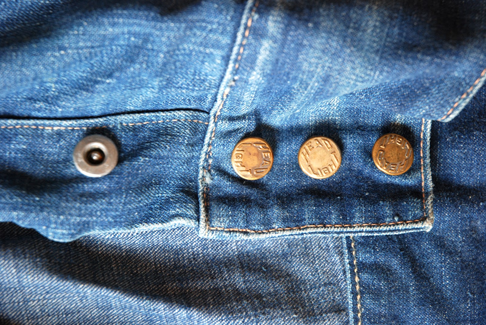 The Vintage Catalogue: Rare 1940 HEADLIGHT Denim Jeans POCKET FLAPS