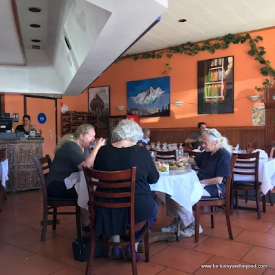 colorful interior of Himalayan Tandoori & Curry House in Berkeley, California