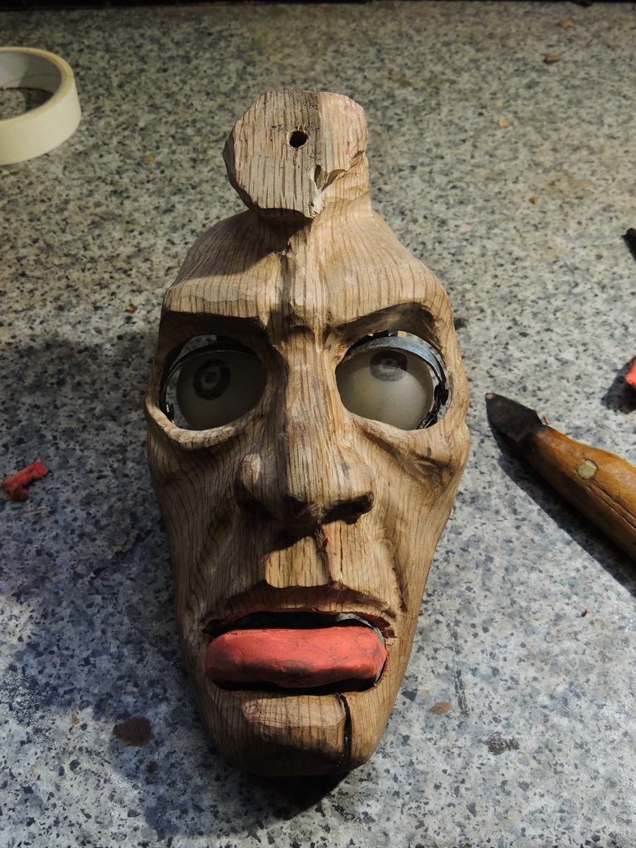 Making weird stuff Mouth mechanism for a ventriloquist dummy head