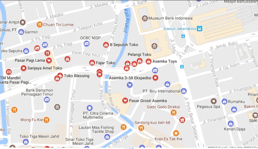 Terus belajar: Grosir Mainan di Pasar Asemka Jakarta Kota