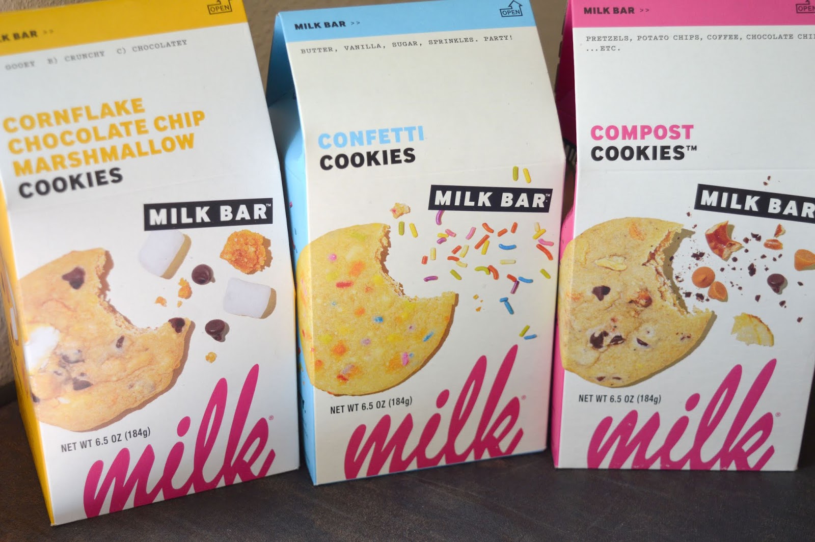 Trying the new Milk Bar Cookies