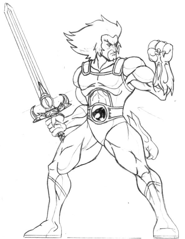 Desenhos dos Thundercats para colorir, pintar, imprimir! Thunder cats moldes e riscos colorir
