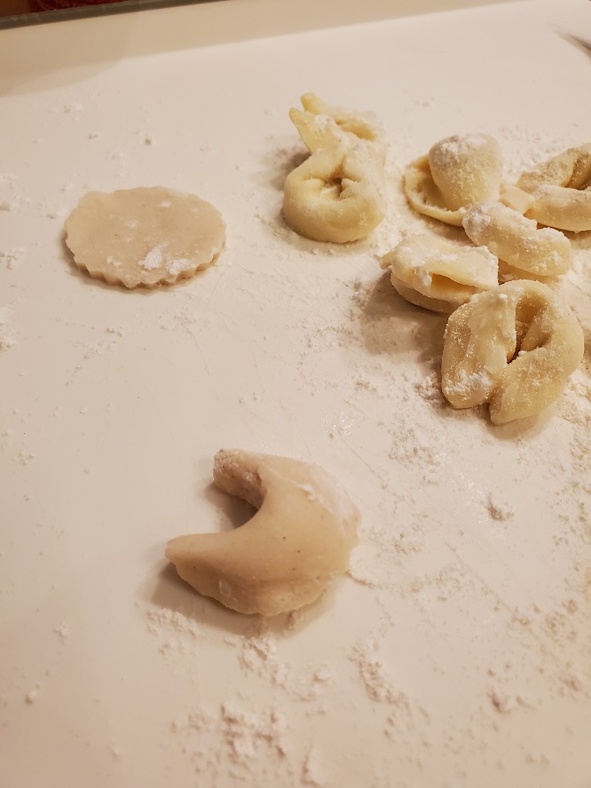 Homemade Tortellini Pasta What's Cookin' Italian Style Cuisine