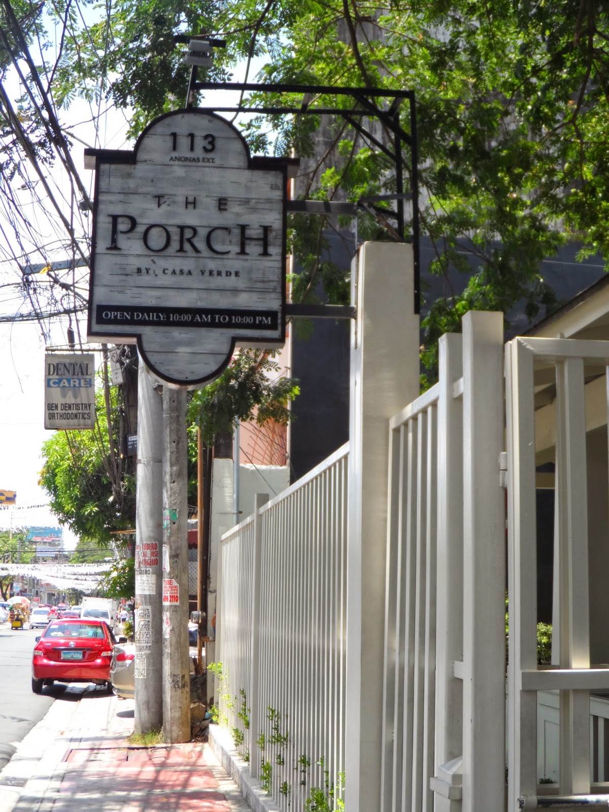 Sand Under My Feet: The Porch Restaurant by Casa Verde