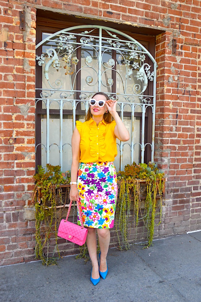 Hello Katie Girl: Floral Pencil Skirt