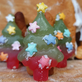 HARIBO Veggie Tree sweet with tiny stars to make it look like a Christmas tree 