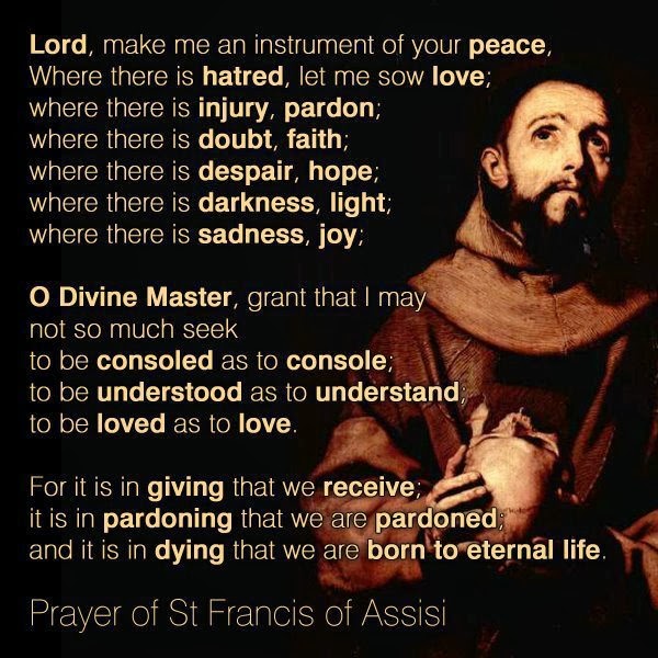 Prayer of St.Francis - An instrument of your peace 2 - Minimal