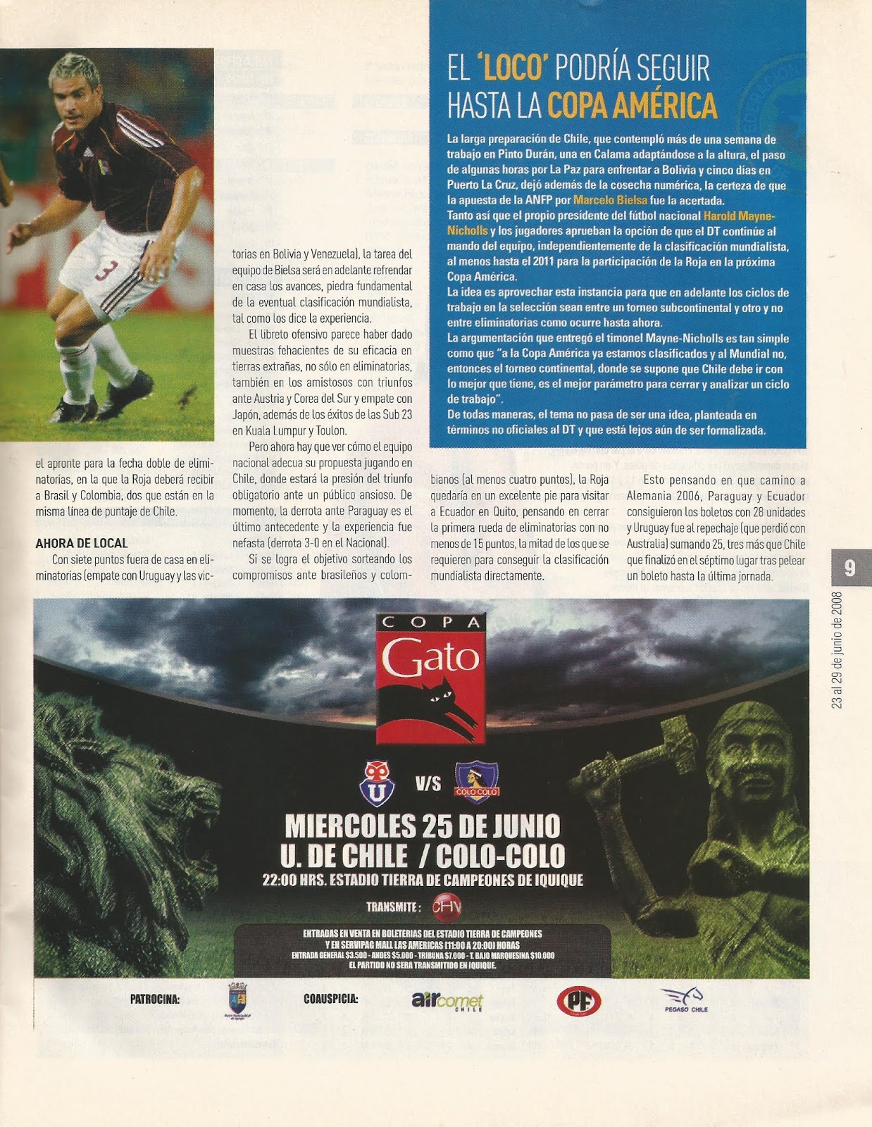 Partidos de la Roja [19/06/2008] VenezuelaChile 23