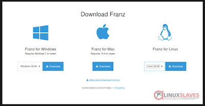 Download Franz, social media apps in one touch