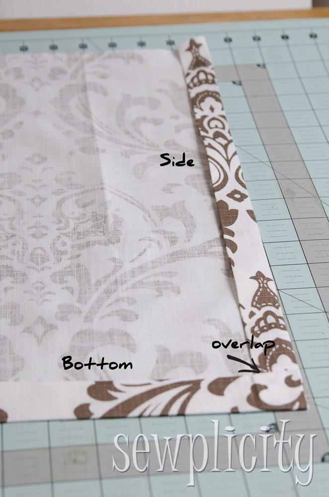 Sewplicity TUTORIAL Lined Valance