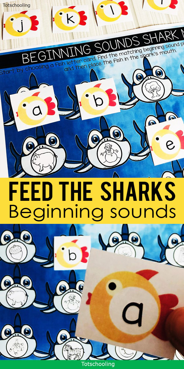 Feed the Shark Alphabet Game for Kids - Toddler Approved