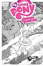 My Little Pony Friends Forever #7 Comic Cover Jetpack (black&white) Variant