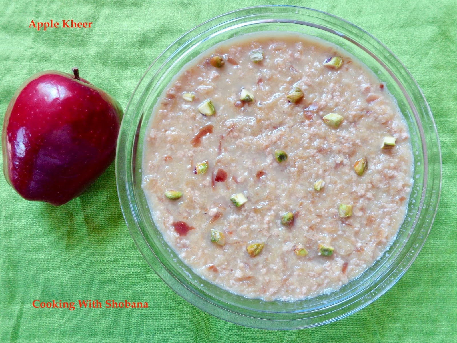 Cooking With Shobana APPLE KHEER