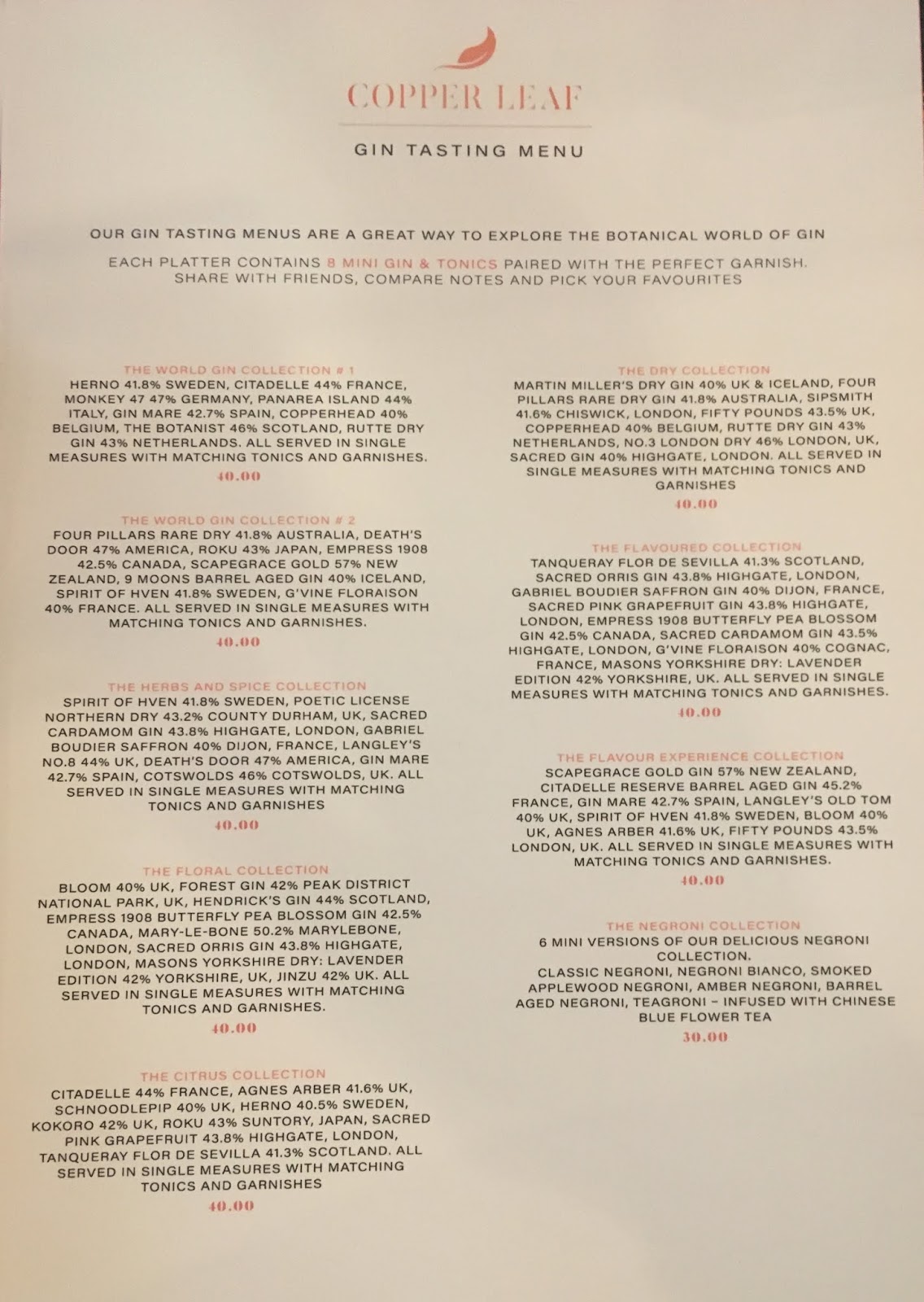 Dining experience at Copper Leaf, Hampton Wick simply.food