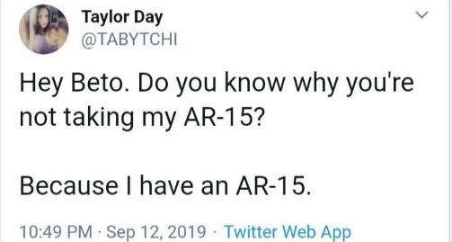 Guns+not+taking+my+ar-15+because+i+have+