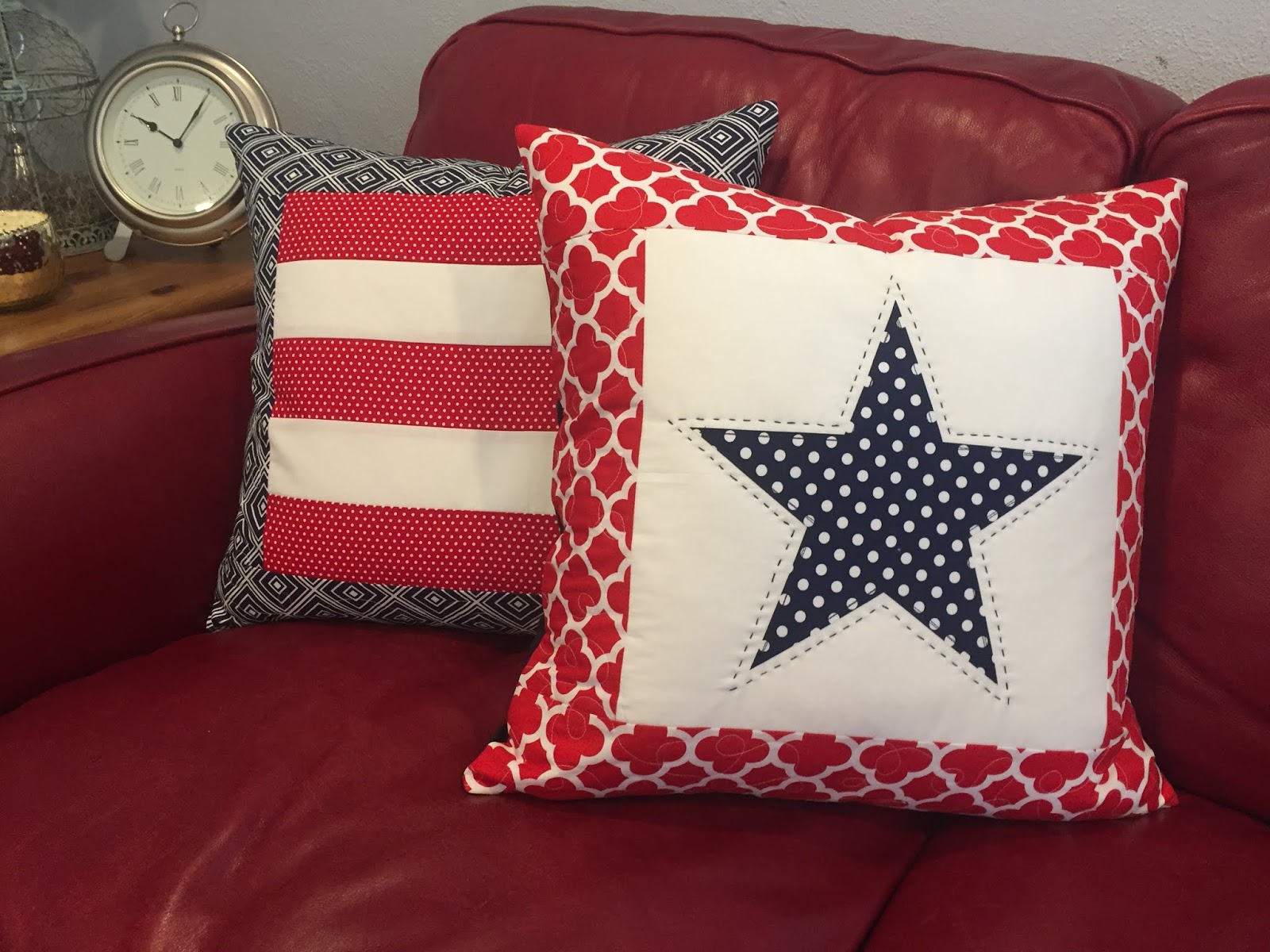 Stars and Stripes Pillow Covers with the Cricut Maker