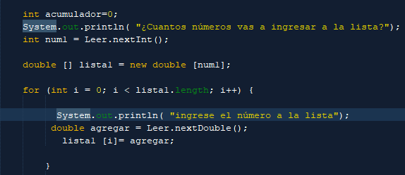 Ingresar N números a un arreglo