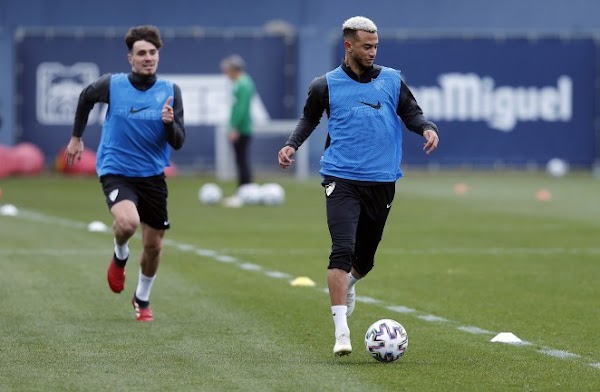 Málaga, Hicham se incorporó hoy a la dinámica del grupo