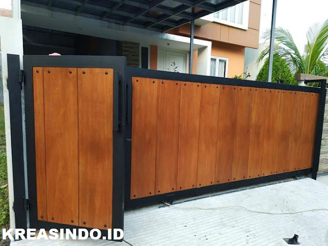 Harga Pintu Pagar Besi Kombinasi Kayu dan Pintu Pagar Besi Kombinasi GRC Model Terbaru Harga Pintu Pagar Besi Kombinasi Kayu dan Pintu Pagar Besi Kombinasi GRC Model Terbaru