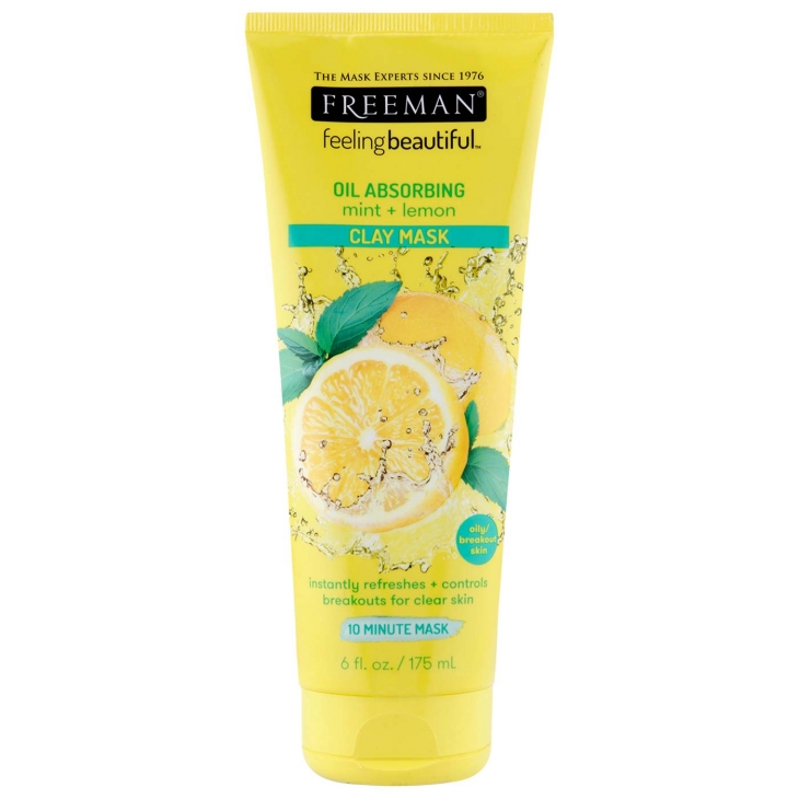Review Freeman Oil Absorbing Mint Lemon Clay Mask Woop Id