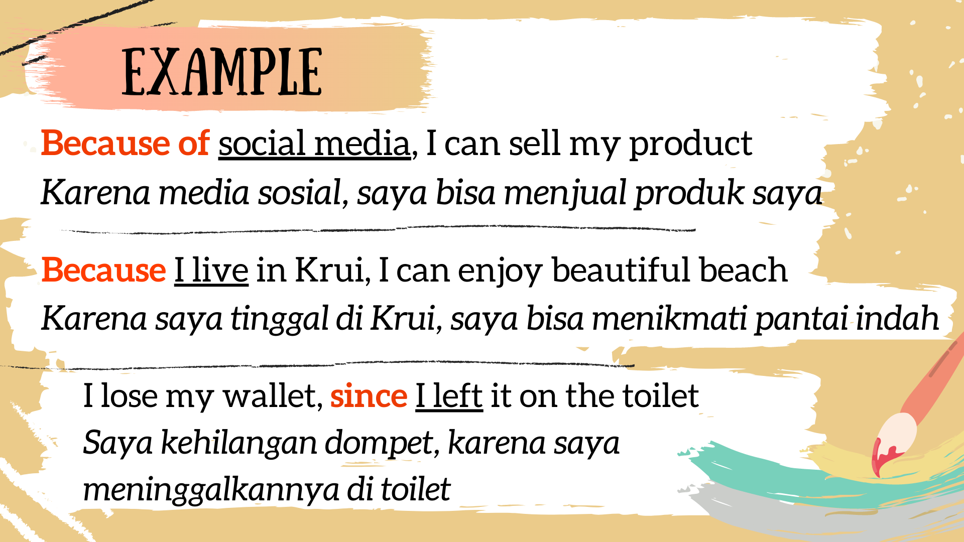 XI IPA 1 &amp; XI IPA 4 (REVIEW MATERI CAUSE AND EFFECT)