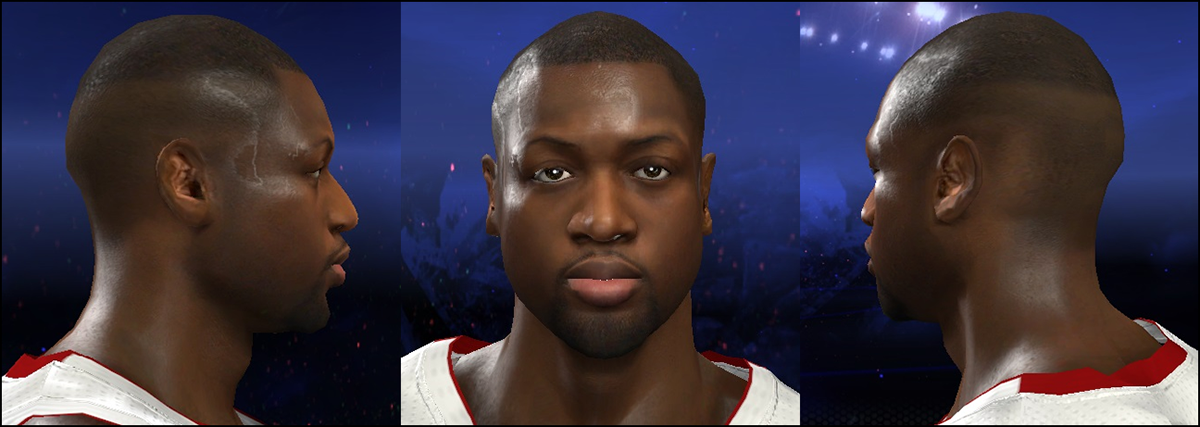 NBA2K Dwyane Wade Haircut Patch Mod