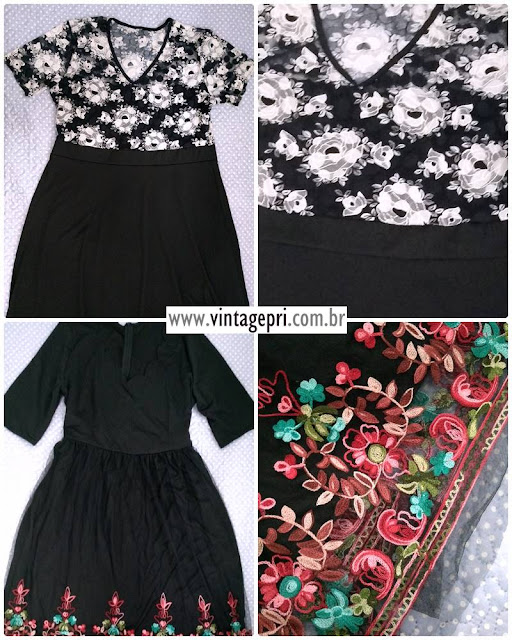 Recebidos (mega) acumulados: Rosegal, Dresslily e Embelleze, Blog Vintage  Pri, moda retrô, beleza, livros, cultura vintage, resenhas e tudo que me  inspira