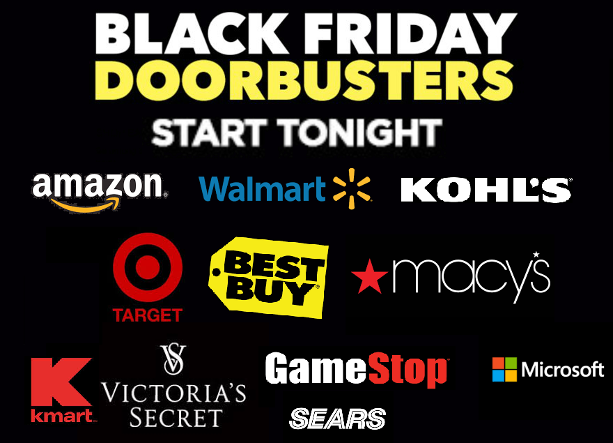 BLACK FRIDAY ONLINE DOOR BUSTERS LIVE TONIGHT - SEE THE POST FOR SALE START TIMES FOR ALL STORES ...