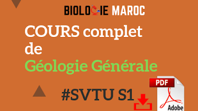 Cours de Géologie Générale SVT S1 PDF
