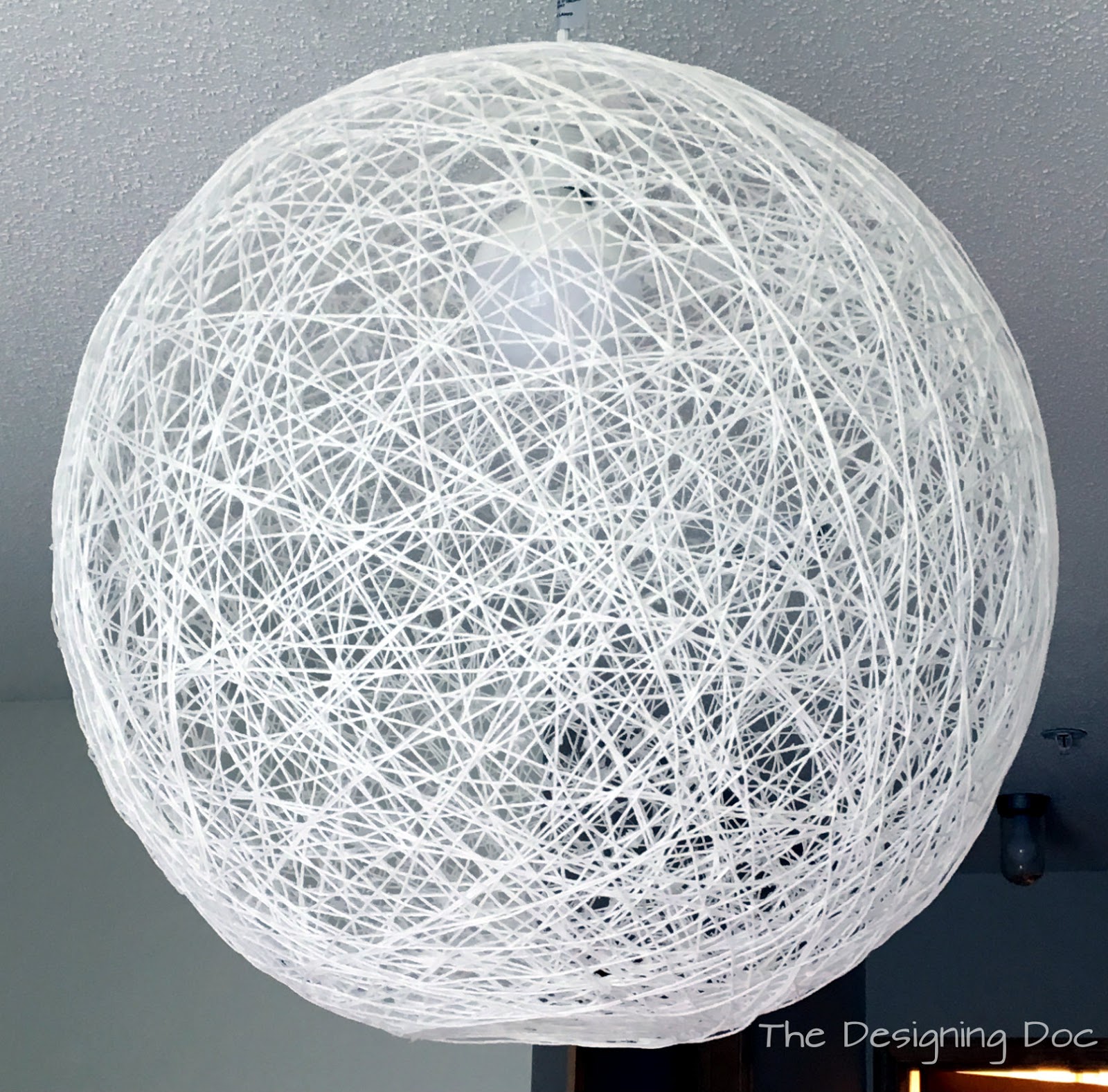 The Designing Doc DIY String Lamp