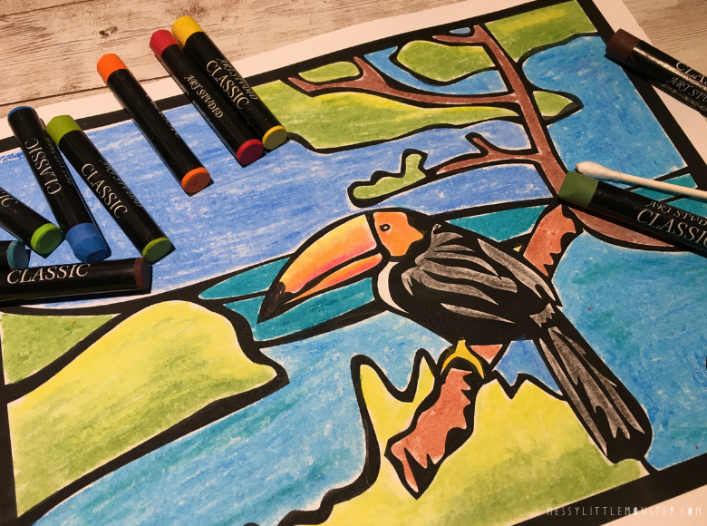 Toucan art project for kids