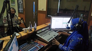 Melalui Siaran Radio, Satlantas Polres Gowa Beri Himbauan Pelaksanaan Ops Patuh 2020