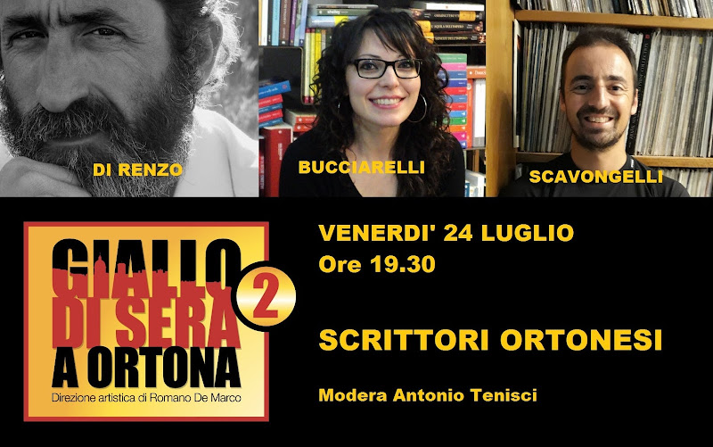 Riscuote un ottimo successo il Festival città di Ortona Giallo di Sera.  L'assessore al turismo Canosa Cristiana  soddisfatta.