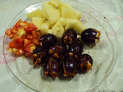 aloo bharva baingan cooker pressure mustard seeds heat oil