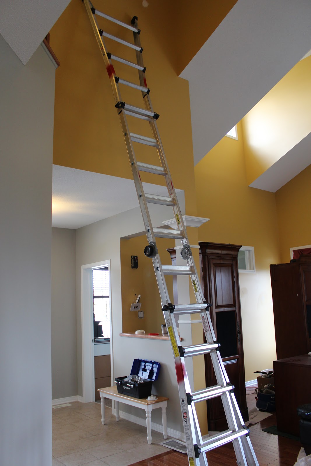 Beginning to Repaint Our Home! Setting For Four Interiors