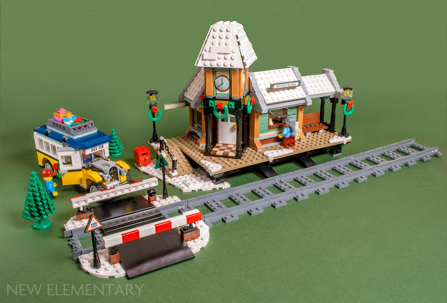 10259 Winter Village Holiday Station New Elementary: LEGO® sets and techniques
