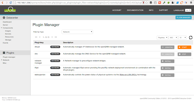 DriveMeca instalando openQRM en Centos 6.4