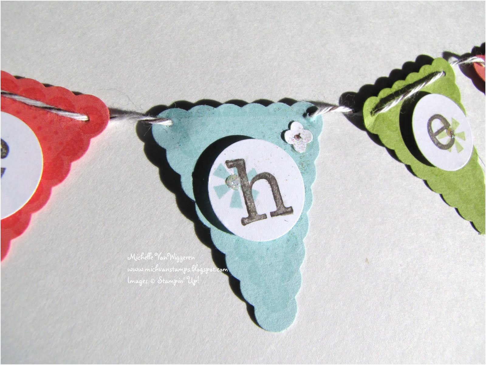 Michelle's Great Paper Chase Pennant Parade Open House Project 2