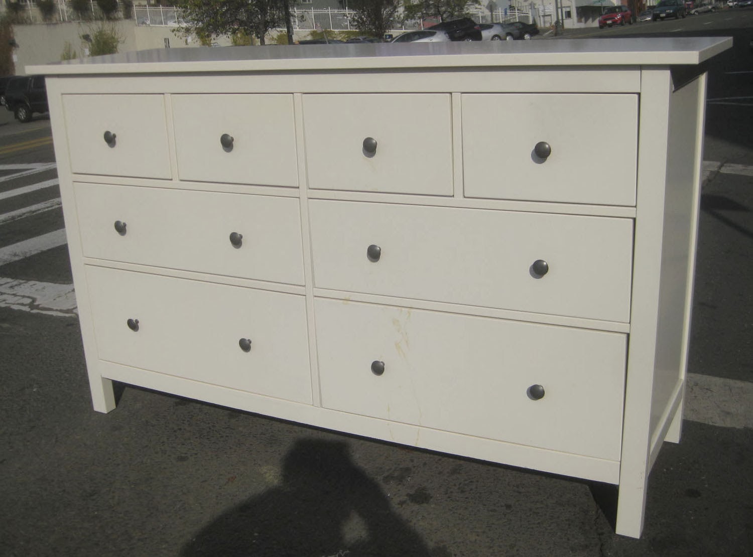 UHURU FURNITURE & COLLECTIBLES SOLD Large White Dresser 150
